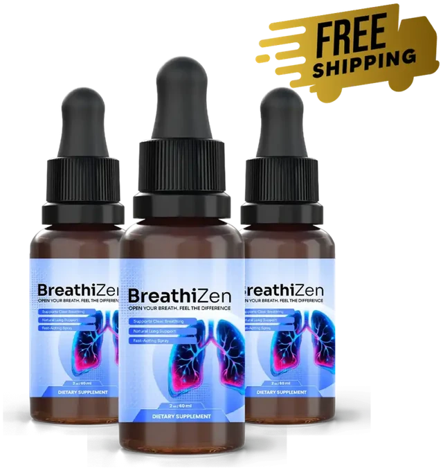 3 bottles of BreathiZen oral spray